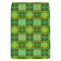 Mod Yellow Green Squares Pattern Removable Flap Cover (s) by BrightVibesDesign