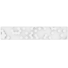 White Abstract Wall Paper Design Frame Large Flano Scarf  by Simbadda