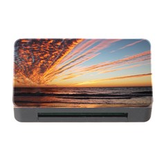 Sunset Beach Ocean Scenic Memory Card Reader With Cf by Simbadda