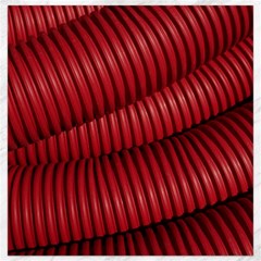 Tube Plastic Red Rip Canvas 16  X 16  by Celenk