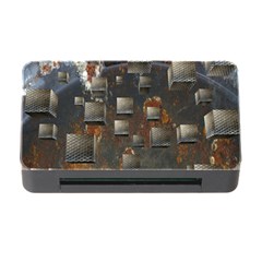 Background Metal Pattern Texture Memory Card Reader With Cf by Celenk