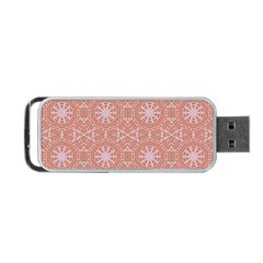 Vintage Abstract Background Mandala Portable Usb Flash (two Sides) by Simbadda