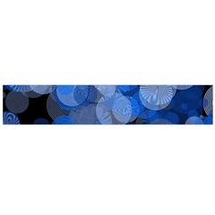 Circle Rings Abstract Optics Large Flano Scarf  by Simbadda