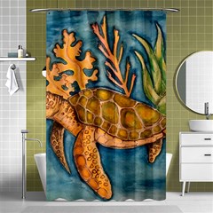 Turty- All Shower Curtain 48  X 72  (small)  by ArtByAng