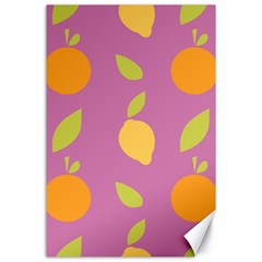 Seamlessly Pattern Fruits Fruit Canvas 24  X 36  by Nexatart
