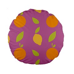 Seamlessly Pattern Fruits Fruit Standard 15  Premium Round Cushions by Nexatart