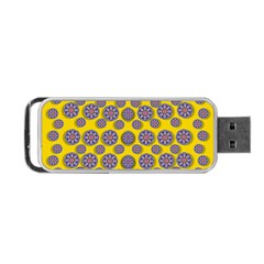 Sunshine And Floral In Mind For Decorative Delight Portable Usb Flash (one Side) by pepitasart