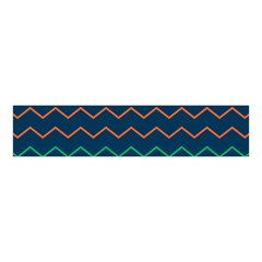Pattern Zig Zag Colorful Zigzag Velvet Scrunchie by Sapixe