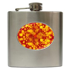 Christmas Star Advent Background Hip Flask (6 Oz) by Sapixe