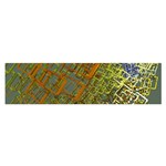 Art 3d Windows Modeling Dimension Satin Scarf (Oblong) Front