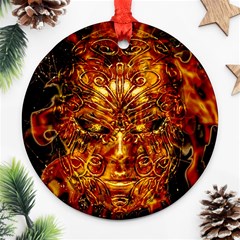 Vulcano Poster Artwork Ornament (round) by dflcprintsclothing