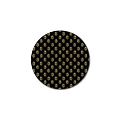 Venetian Mask Motif Pattern 1 Golf Ball Marker (10 Pack) by dflcprintsclothing