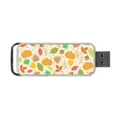 Thanksgiving Pattern Portable Usb Flash (one Side) by Valentinaart