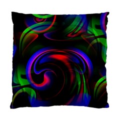 Swirl Background Design Colorful Standard Cushion Case (two Sides) by Sapixe
