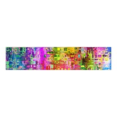 Color Abstract Artifact Pixel Velvet Scrunchie by Sapixe