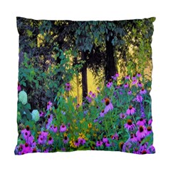 Hazy Morning Sunrise In My Rubio Garden Standard Cushion Case (two Sides) by myrubiogarden