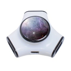 Orion Nebula Pastel Violet Purple Turquoise Blue Star Formation  3-port Usb Hub by genx