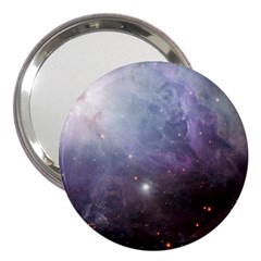 Orion Nebula Pastel Violet Purple Turquoise Blue Star Formation  3  Handbag Mirrors by genx