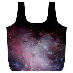 Eagle Nebula Wine Pink And Purple Pastel Stars Astronomy Full Print Recycle Bag (xl) by genx