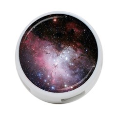 Eagle Nebula Wine Pink And Purple Pastel Stars Astronomy 4-port Usb Hub (one Side) by genx