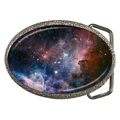 Carina Nebula Ngc 3372 The Grand Nebula Pink Purple And Blue With Shiny Stars Astronomy Belt Buckles by genx