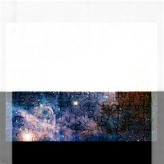 Carina Nebula Ngc 3372 The Grand Nebula Pink Purple And Blue With Shiny Stars Astronomy Rectangular Jigsaw Puzzl by genx