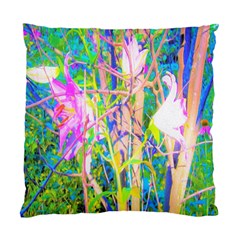 Abstract Oriental Lilies In My Rubio Garden Standard Cushion Case (two Sides) by myrubiogarden