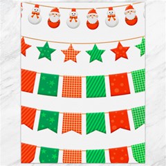 Christmas Bunting Banners Tassel Canvas 12  X 16  by Wegoenart