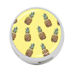 Pineapples Fruit Pattern Texture 4-port Usb Hub (one Side) by Simbadda