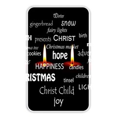 Candles Christmas Advent Light Memory Card Reader (rectangular) by Wegoenart