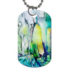 Art Abstract Modern Abstract Dog Tag (two Sides) by Wegoenart
