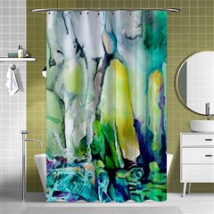 Art Abstract Modern Abstract Shower Curtain 48  X 72  (small)  by Wegoenart