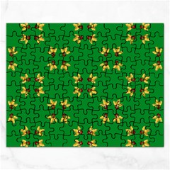 Background Christmas Rectangular Jigsaw Puzzl by Wegoenart