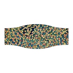 Background Cubism Mosaic Vintage Stretchable Headband by Wegoenart