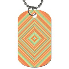 Geometric Art Abstract Background Dog Tag (two Sides) by Wegoenart