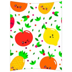 Pattern Fruit Fruits Orange Green Back Support Cushion by Wegoenart