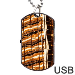 Abstract Architecture Background Dog Tag Usb Flash (one Side) by Wegoenart