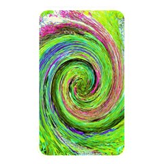 Groovy Abstract Green And Crimson Liquid Swirl Memory Card Reader (rectangular) by myrubiogarden
