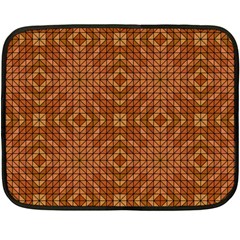 Mosaic Triangle Symmetry Fleece Blanket (mini) by Pakrebo