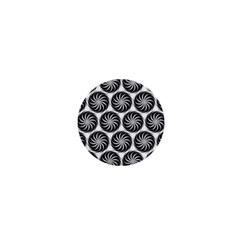 Pattern Swirl Spiral Repeating 1  Mini Buttons by Pakrebo