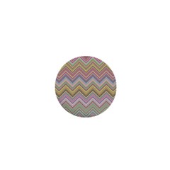 Chevron Colorful Background Vintage 1  Mini Buttons by Pakrebo