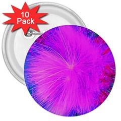 Psychedelic Purple Garden Milkweed Flower 3  Buttons (10 Pack)  by myrubiogarden