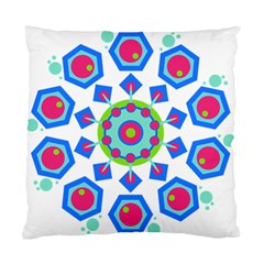 Mandala Geometric Design Pattern Standard Cushion Case (two Sides) by Pakrebo