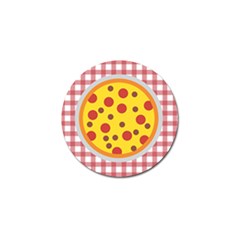 Pizza Table Pepperoni Sausage Golf Ball Marker (4 Pack) by Pakrebo