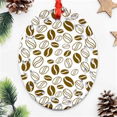 Coffee Beans Vector Ornament (oval Filigree) by Mariart