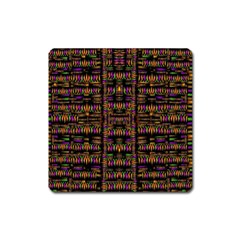 Surrounded By  Ornate  Loved Candle Lights In Starshine Square Magnet by pepitasart