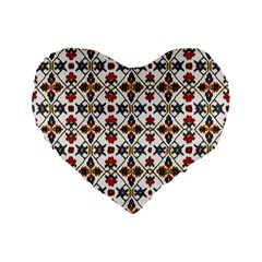 Ml 4 Standard 16  Premium Heart Shape Cushions by ArtworkByPatrick