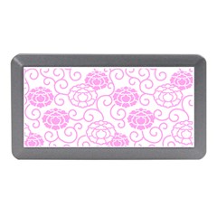 Peony Spring Flowers Memory Card Reader (mini) by Mariart