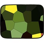 Mosaic Structure Background Tile Fleece Blanket (Mini) 35 x27  Blanket