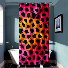Mosaic Structure Pattern Background Shower Curtain 36  X 72  (stall)  by Pakrebo